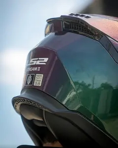 Imagem 11 de Capacete LS2 Stream 2 Chamaleon - Azul/Roxo/Verde