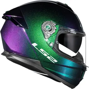 Imagem 2 de Capacete LS2 Stream 2 Chamaleon - Azul/Roxo/Verde