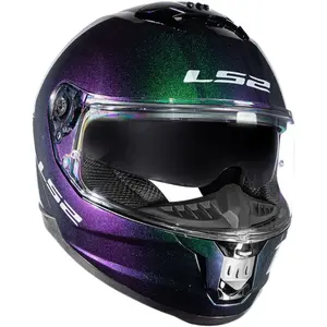 Imagem 4 de Capacete LS2 Stream 2 Chamaleon - Azul/Roxo/Verde