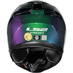Imagem 8 de Capacete LS2 Stream 2 Chamaleon - Azul/Roxo/Verde