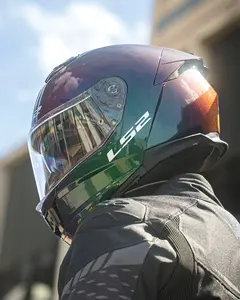 Imagem 12 de Capacete LS2 Stream 2 Chamaleon - Azul/Roxo/Verde