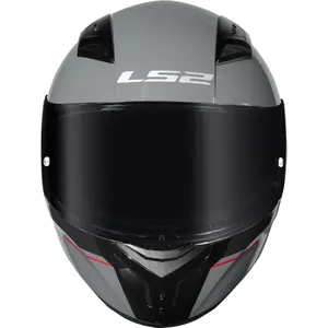 Imagem 5 de Capacete LS2 Vigo Vision - Cinza/Vermelho