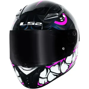 Imagem 3 de Capacete LS2 Vigo Sarbul - Preto/Rosa