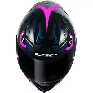 Imagem 6 de Capacete LS2 Vigo Sarbul - Preto/Rosa