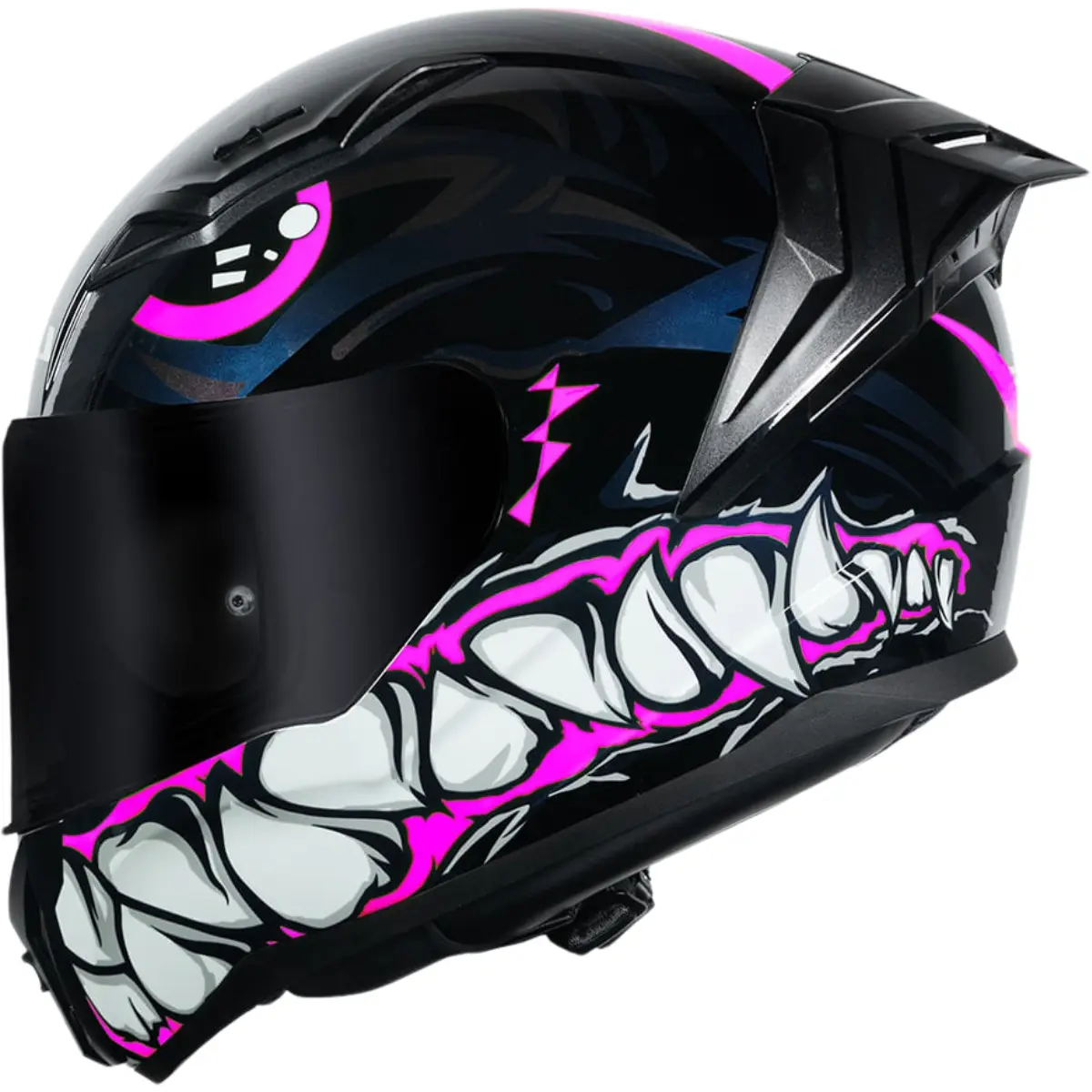 Capacete LS2 Vigo Sarbul - Preto/Rosa - Grid Motors