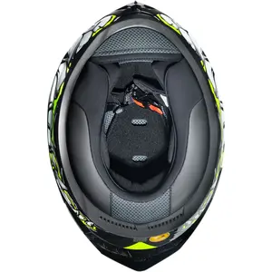 Imagem 10 de Capacete LS2 Vigo Sarbul - Preto/Amarelo/Azul