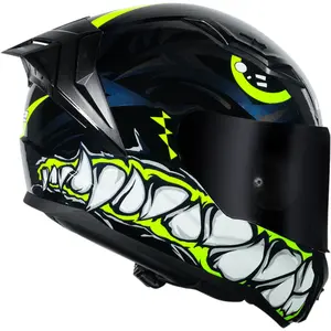 Imagem 3 de Capacete LS2 Vigo Sarbul - Preto/Amarelo/Azul