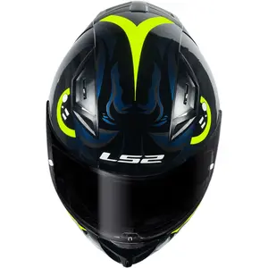 Imagem 6 de Capacete LS2 Vigo Sarbul - Preto/Amarelo/Azul