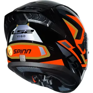 Imagem 7 de Capacete LS2 Vigo Spinn - Prata/Preto
