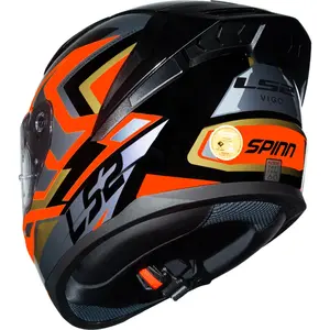 Imagem 6 de Capacete LS2 Vigo Spinn - Prata/Preto