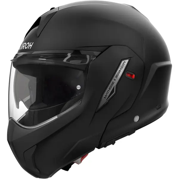 Imagem 1 de Capacete Airoh Mathisse Monocolor - Preto Fosco (Articulado)