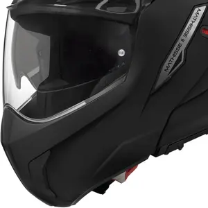Imagem 4 de Capacete Airoh Mathisse Monocolor - Preto Fosco (Articulado)