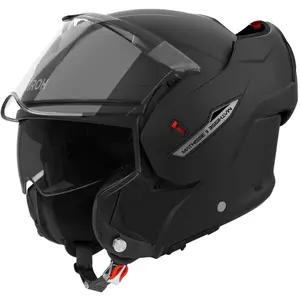 Imagem 2 de Capacete Airoh Mathisse Monocolor - Preto Fosco (Articulado)