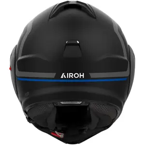 Imagem 3 de Capacete Airoh Mathisse Genius - Cinza/Azul Fosco (Articulado)