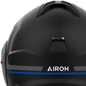 Imagem 6 de Capacete Airoh Mathisse Genius - Cinza/Azul Fosco (Articulado)