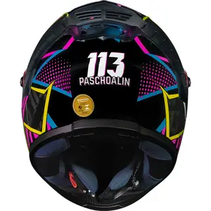 Imagem 7 de Capacete LS2 FF358 Pro Rafael Paschoalin - Preto/Roxo/Amarelo