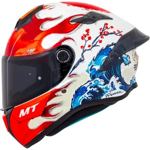 Imagem 1 de Capacete MT Targo S Yamanaka 2024 Japão A5 - Branco