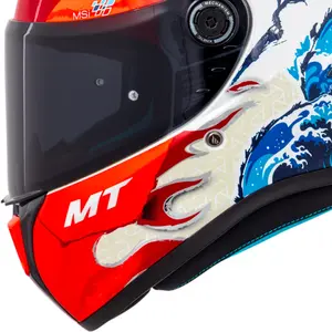 Imagem 3 de Capacete MT Targo S Yamanaka 2024 Japão A5 - Branco