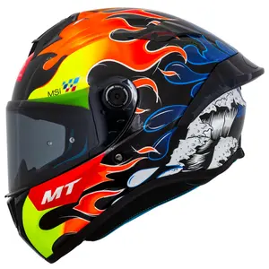 Capacete MT Targo S Yamanaka 2024 B7 - Preto