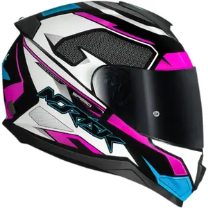 Imagem 3 de Capacete Norisk Razor Speedmax - Preto/Branco/Rosa