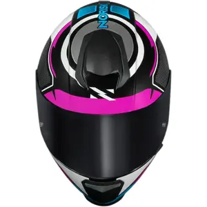 Imagem 5 de Capacete Norisk Razor Speedmax - Preto/Branco/Rosa