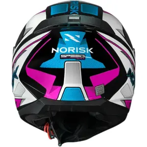 Imagem 8 de Capacete Norisk Razor Speedmax - Preto/Branco/Rosa