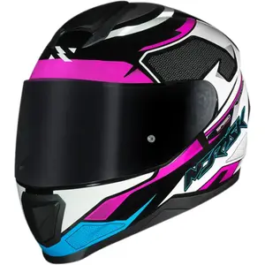 Imagem 4 de Capacete Norisk Razor Speedmax - Preto/Branco/Rosa