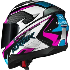 Imagem 6 de Capacete Norisk Razor Speedmax - Preto/Branco/Rosa