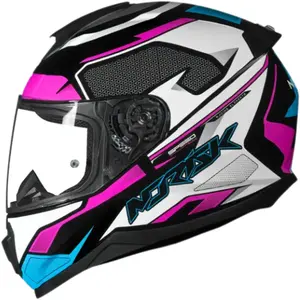 Imagem 2 de Capacete Norisk Razor Speedmax - Preto/Branco/Rosa