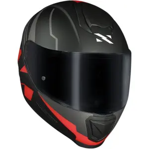 Imagem 5 de Capacete Norisk Razor Full - Preto/Vermelho Fosco