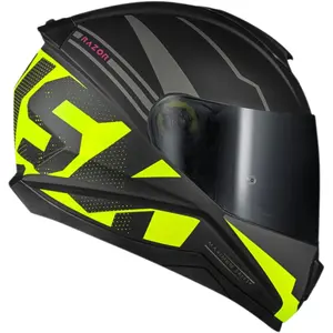 Imagem 3 de Capacete Norisk Razor Full - Preto/Amarelo Fosco