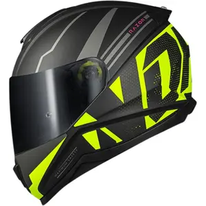 Capacete Norisk Razor Full - Preto/Amarelo Fosco