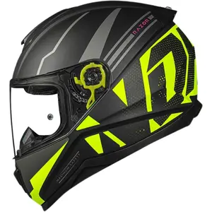 Imagem 2 de Capacete Norisk Razor Full - Preto/Amarelo Fosco
