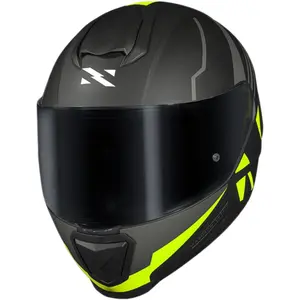 Imagem 4 de Capacete Norisk Razor Full - Preto/Amarelo Fosco