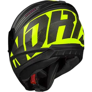 Imagem 8 de Capacete Norisk Razor Full - Preto/Amarelo Fosco