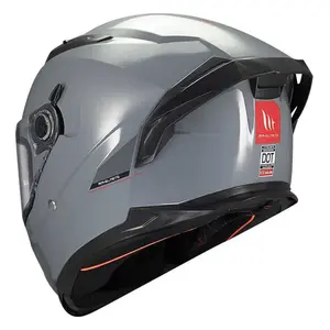 Imagem 6 de Capacete MT Braker SV Solid A12 - Cinza
