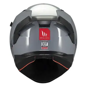 Imagem 4 de Capacete MT Braker SV Solid A12 - Cinza