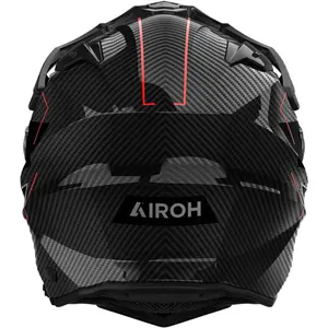 Imagem 6 de Capacete Airoh Commander 2 Carbon Stylish - Preto/Vermelho