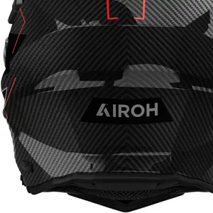 Imagem 5 de Capacete Airoh Commander 2 Carbon Stylish - Preto/Vermelho