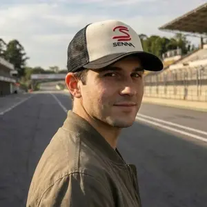 Imagem 8 de Boné New Era 9Seventy Trucker Senna - Branco