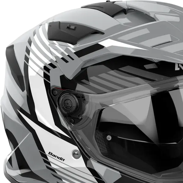 Capacete Airoh Bandit Spicy - Cinza - Grid Motors