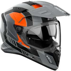Imagem 2 de Capacete Airoh Bandit Horn - Laranja Fosco