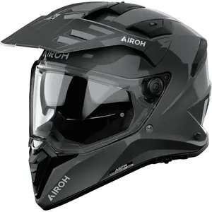 Capacete Airoh Bandit Monocolor - Cinza Escuro