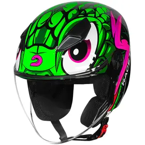 Imagem 3 de Capacete Race Tech Play Snake - Verde (Aberto)