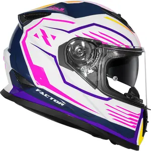 Imagem 2 de Capacete Norisk FF302 Soul II Factor - Branco/Rosa