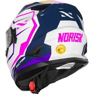 Imagem 7 de Capacete Norisk FF302 Soul II Factor - Branco/Rosa