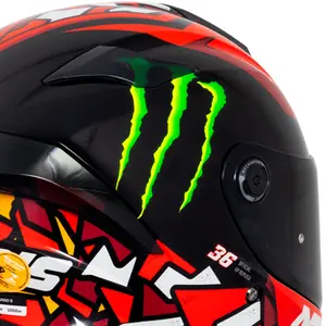 Imagem 7 de Capacete MT Targo S Piqueras B5 - Vermelho/Preto