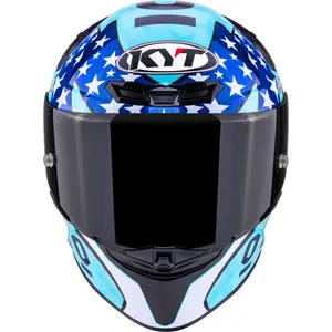 Imagem 5 de Capacete KYT TT Revo Leopard Americas - Azul