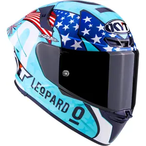 Imagem 4 de Capacete KYT TT Revo Leopard Americas - Azul