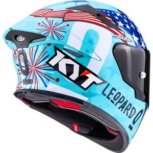 Imagem 6 de Capacete KYT TT Revo Leopard Americas - Azul